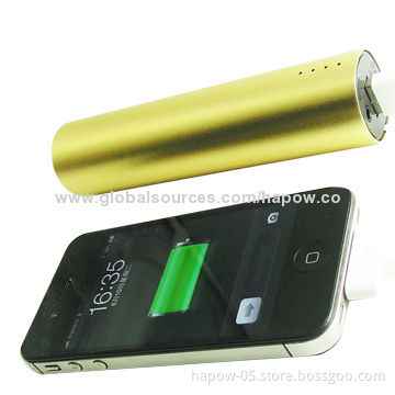 Power Bank for All iPod with Mini Speaker 3W, 3500mAh Battery, Private Sleek Cylindrical Tube